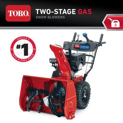 Toro 28 in. Self-Propelled Gas Max HD 828 OAE 252cc 2-Stage Snow Blower with Headlight, Electric Start, Triggerless Steering -  38838