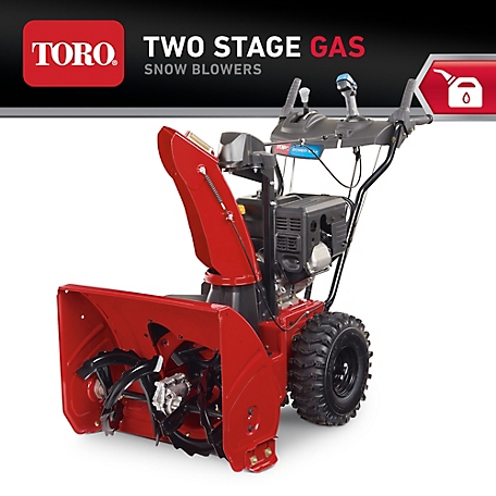 Toro Power 24 in. Self-Propelled Gas Max 824 OE 252cc 2-Stage Snow Blower, Electric Start