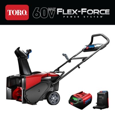 Toro 21 in. Push Electric Power Clear 60V Lithium-Ion Brushless Cordless Single-Stage Snow Blower, with 7.5Ah Battery/Charger -  39901