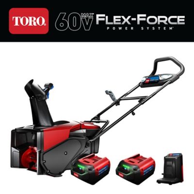 Toro 21 in. Push Clear 60V Lithium-Ion Brushless Cordless Single-Stage Electric Snow Blower with 6.0Ah Battery/Charger