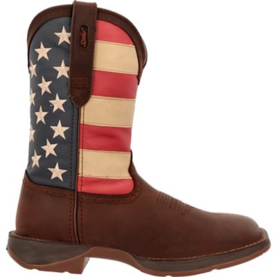 Image showing 6 th Durango Men's Rebel Pull-On Flag Boots, 11 in.