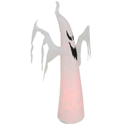 Sunnydaze Decor Spooky Red Glowing Ghost Inflatable Halloween Decoration, 58 in.