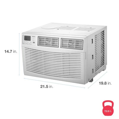 Image showing  12,000 BTU 115V Window-Mounted Air Conditioner with Remote Control, AMAP121CW