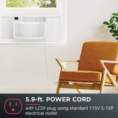 Image showing  12,000 BTU 115V Window-Mounted Air Conditioner with Remote Control, AMAP121CW