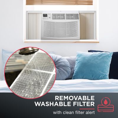 Image showing  12,000 BTU 115V Window-Mounted Air Conditioner with Remote Control, AMAP121CW