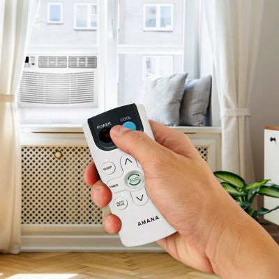 Image showing 9 th Amana 12,000 BTU 115V Window-Mounted Air Conditioner with Remote Control, AMAP121CW