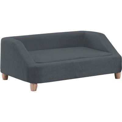 Critter Sitters 36 in. Microfiber Rectangle Pet Bed for Medium-Sized Dogs