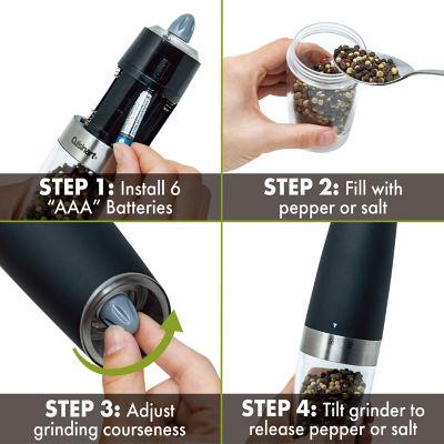 Image showing 8 th Cuisinart Gravity Salt and Pepper Mills, CSS-2424