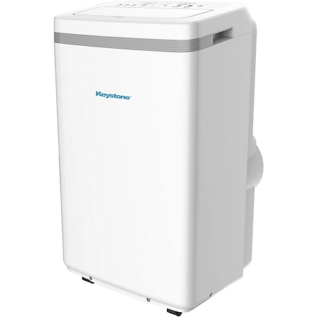 Keystone 13,000 BTU ASHRAE / 8,000 BTU DOE 115V Portable Air Conditioner with Supplemental Heat for Rooms up to 450 Sq. Ft.
