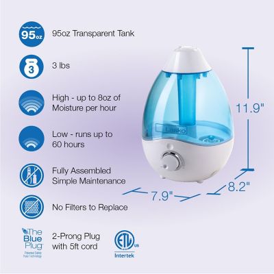 Image showing 5 th Lasko Products Ultrasonic Cool Mist Humidifier