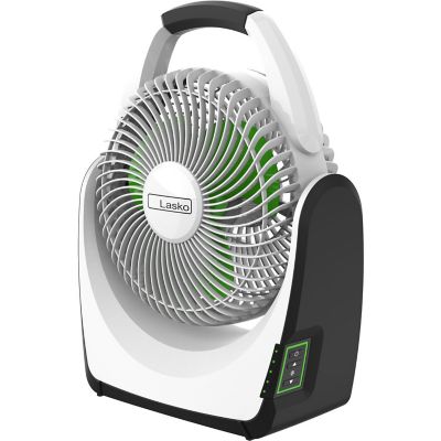 Lasko Products 8 in. Outdoor Rechargeable Battery Fan