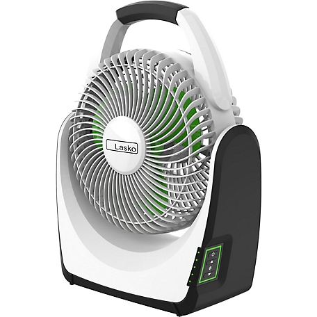 Lasko Products 8 in. Outdoor Rechargeable Battery Fan