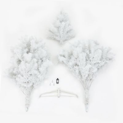 Image showing  7 ft. Pre-Lit White Full Fir Artificial Christmas Tree