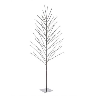 LuxenHome 5.9 ft. Pre-Lit Artificial Twig Branch Tree