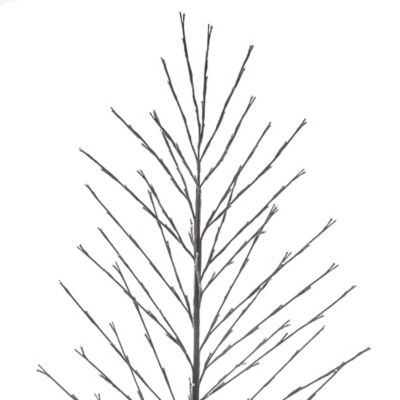 Image showing  5.9 ft. Pre-Lit Artificial Twig Branch Tree