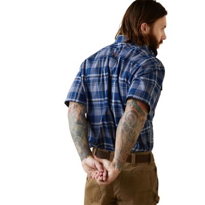 Image showing  Men's Rebar Made Tough Short-Sleeve Work Shirt