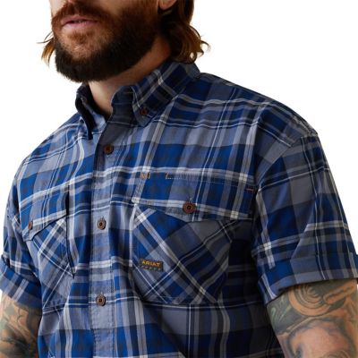 Image showing 3 th Ariat Men's Rebar Made Tough Short-Sleeve Work Shirt