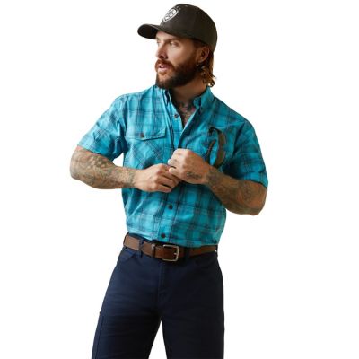 Ariat Men's Rebar Made Tough Short-Sleeve Work Shirt