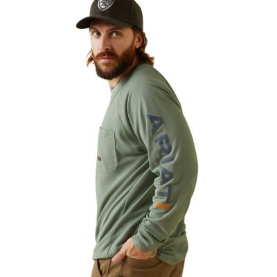 Ariat Men's Rebar Heat Fighter Long-Sleeve Work T-Shirt