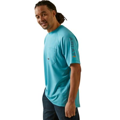 Ariat Men's Short-Sleeve Rebar Heat Fighter Work T-Shirt