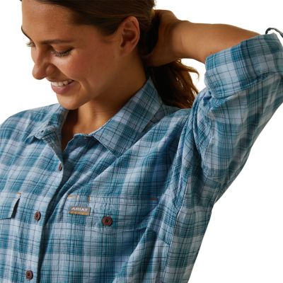 Image showing  Women's Rebar Made Tough DuraStretch Long-Sleeve Work Shirt