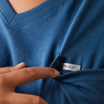 Image showing  Women's Rebar Cotton Strong Reflective American Flag Graphic Crew Neck Short-Sleeve Work T-Shirt