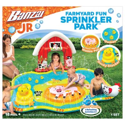 Banzai Farmyard Fun Sprinkler Park