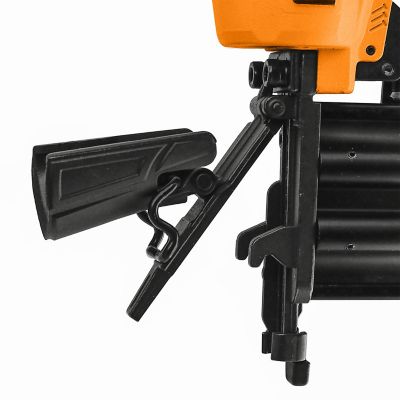 Image showing  2nd Generation Pneumatic 18-Gauge 2 in. Brad Nailer with Adjustable Metal Belt Hook and 1/4 in. NPT Air Connector