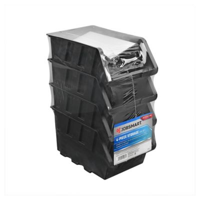 Image showing 5 th JobSmart Storage Bins, 4-Pack