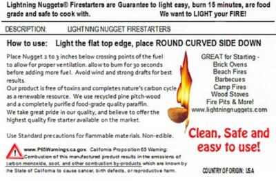 Image showing  Fire Starters, 50-Pack