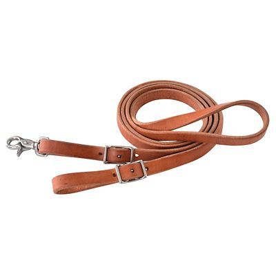 Reinsman 3/4 in. x 8 ft. Hermann Oak Roping Rein with Buckle