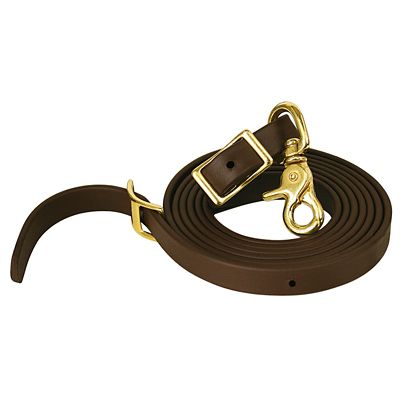 Reinsman 5/8 in. x 8 ft. Brown Biothane Single Rein
