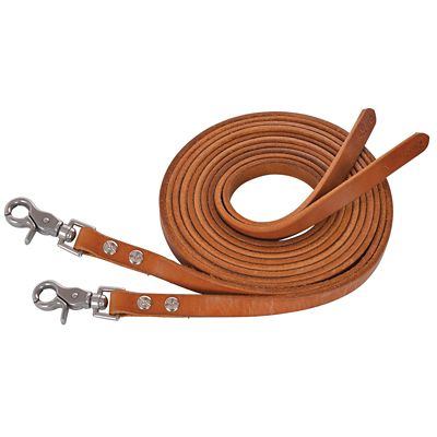 Circle Y 5/8 in. x 7-1/2 ft. Split Rein with Trigger Snap