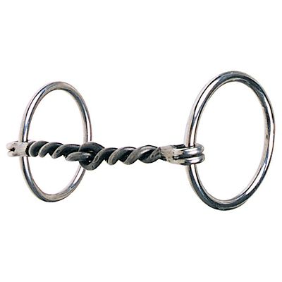 Reinsman Medium Loose Ring Sweet Iron Bit, 3 in. Cheek, 5 in. Mouth, Stage A, 107