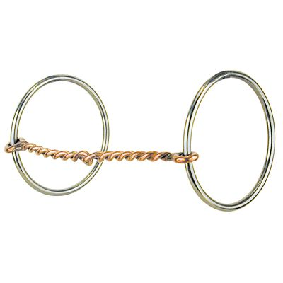 Reinsman 3 in. Light Loose Ring Copper Bit, 3 in. Cheek, 5 in. Mouth, Stage E