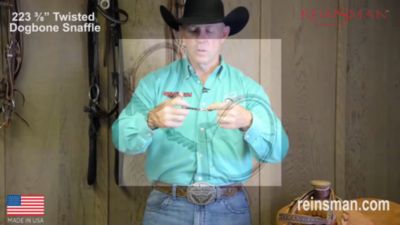 Image showing  3 in. Offset Dee Sweet Iron Bit, 3 in. Cheek, 5 in. Mouth, Stage A