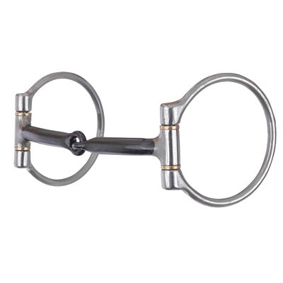 Reinsman Offset Dee Sweet Iron Bit with 3 in. Cheek and 5 in. Mouth, Stage A