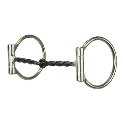 Reinsman 3 in. Offset Dee Sweet Iron Bit, 3 in. Cheek, 5 in. Mouth, Stage E