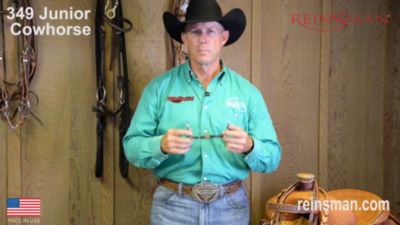 Image showing  5 in. Shank Junior Cow Horse Sweet Iron Bit with 5 in. Cheek and 5 in. Mouth, Stage B