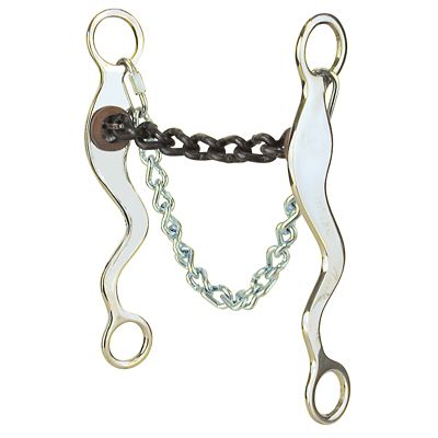 Reinsman 8 in. Mike Beers Sweet Iron Bit, 8 in. Cheek, 5 in. Mouth, Stage D, 532