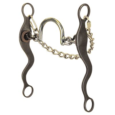 Reinsman 8 in. Mike Beers Classic Sweet Iron Bit, 8 in. Cheek, 5 in. Mouth, Stage E