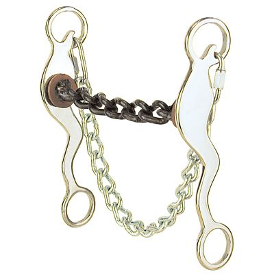 Reinsman 6 in. Mike Beers Sweet Iron Bit, 6 in. Cheek, 5 in. Mouth, Stage C, 552
