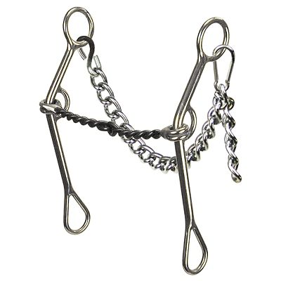 Reinsman 8 in. Mike Beers Trainer Sweet Iron Bit, 8 in. Cheek, 5 in. Mouth, Stage E