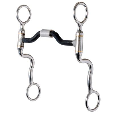 Reinsman 7 in. S Sweet Iron Bit, 7 in. Cheek, 5-1/4 in. Mouth, Stage C