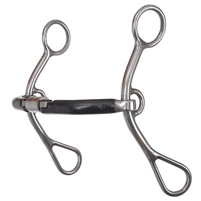 Reinsman 6 in. Sharon Camarillo Jointed Sweet Iron Gag Bit, 6 in. Cheek, 5-1/2 in. Mouth, Stage C, 769
