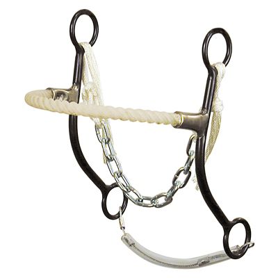 Reinsman 8 in. Nice n Gentle Hackamore Bit, 8 in. Cheek, Stage C