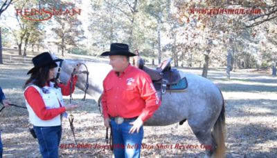 Image showing  6-1/2 in. Josey-Mitchell Sweet Iron Xtra Short Gag Bit, 6-1/2 in. Cheek, 5-1/2 in. Mouth, Stage C