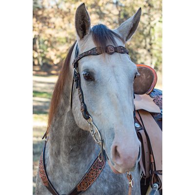 Image showing  7 in. 3 pc. Josey-Mitchell Sweet Iron Fast Gag Bit, 7 in. Cheek, 5-1/2 in. Mouth, Stage C