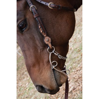 Image showing  7 in. 3 pc. Josey-Mitchell Sweet Iron Short Lift Bit, 7 in. Cheek, 5-1/2 in. Mouth, Stage C