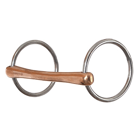 Diamond R Solid Mullen Brass O-Ring Bit, 3 in. Cheek, 5 in. Mouth, Stage A